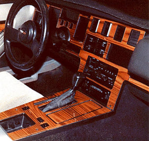 1984-1989 Chevrolet Corvette Wood Grain Dash Trim Kit