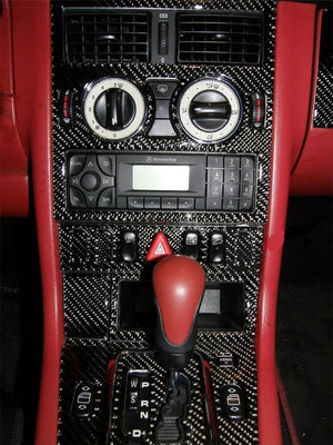 2001-2004 Mercedes Benz SLK Real Carbon Fiber Dash Trim Kit