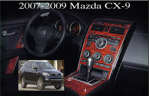 2007-2009 Mazda CX-9 Wood Grain Dash Trim Kit