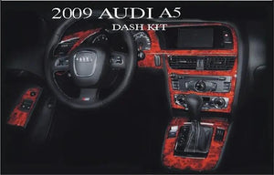 2009-2012 Audi A5 Wood Grain Dash Trim Kit