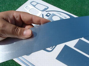 1973 Volkswagen SUPER Beetle Real Brushed Aluminum Dash Trim Kit