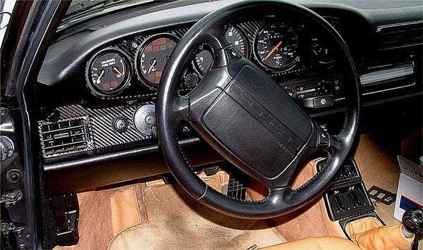 1989-1998 Porsche 993 Real Carbon Fiber EXT Dash Trim Kit
