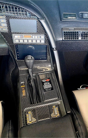 1990-1993 Chevrolet Corvette Real Carbon Fiber Dash Trim Kit