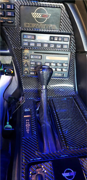 1990-1993 Chevrolet Corvette Real Carbon Fiber Dash Trim Kit