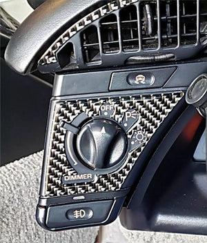 1990-1993 Chevrolet Corvette Real Carbon Fiber Dash Trim Kit