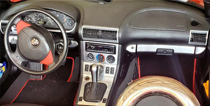 1996-2002 BMW Z3 Real Brushed Aluminum Dash Trim Kit - Direct Car Trim