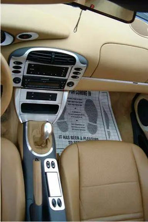 1999-2000 Porsche 996 Real Brushed Aluminum Dash Trim Kit