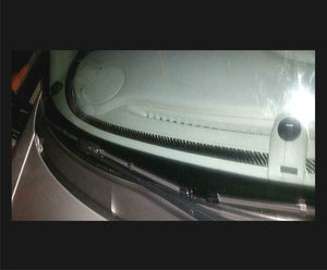 1999-2004 Porsche 996 Real Carbon Fiber 2pc Upper Defroster Insert Trim (Set)