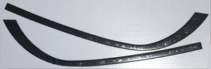 1999-2004 Porsche 996 Real Carbon Fiber 2pc Upper Defroster Insert Trim (Set)