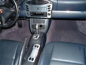 2000-2002 Porsche Boxster Real Brushed Aluminum Dash Trim Kit