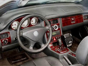 2001-2004 Mercedes Benz SLK Wood Grain Dash Trim Kit