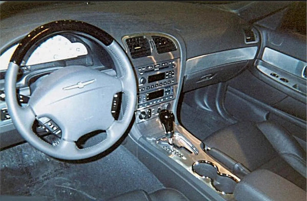2002-2005 Ford Thunderbird Real Brushed Aluminum Dash Trim Kit