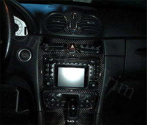 2003-2004 Mercedes Benz CLK Real Carbon Fiber Dash Trim Kit