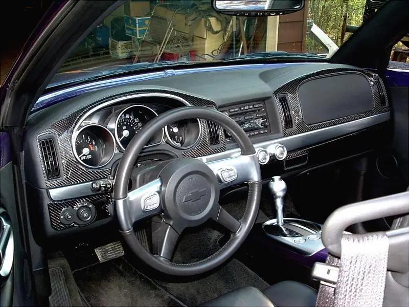 Ssr Custom Dash 2003-2006 Chevrolet SSR Real Carbon Fiber Dash Trim Kit