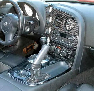 2003-2008 Dodge Viper Real Carbon Fiber Dash Trim Kit