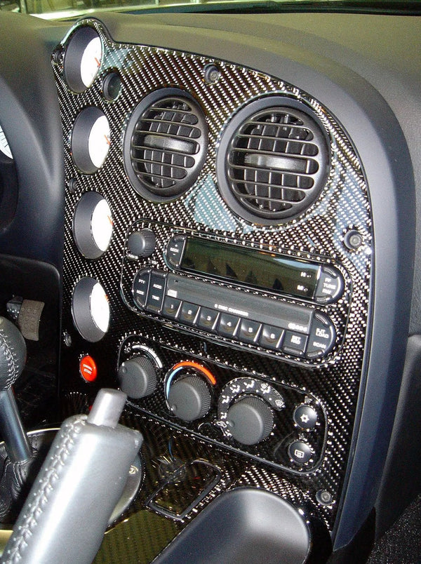 2003-2008 Dodge Viper Real Carbon Fiber Dash Trim Kit