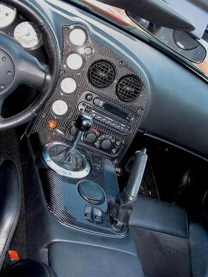 2003-2008 Dodge Viper Real Carbon Fiber Dash Trim Kit