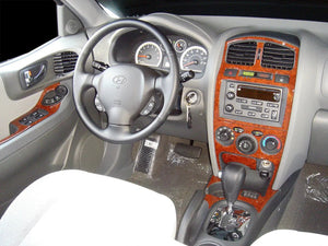 2005-2006 Hyundai Santa Fe Wood Grain Dash Trim Kit