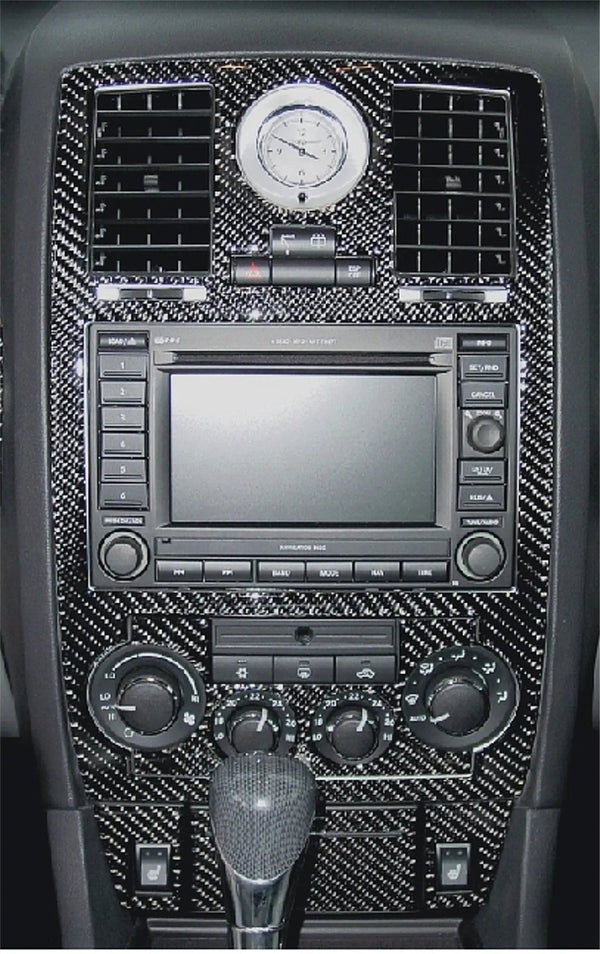 2005-2007 Chrysler 300 Real Carbon Fiber Dash Trim Kit