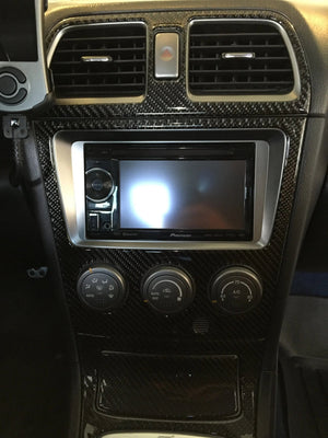 2005-2007 Subaru Impreza WRX / STI Real Carbon Fiber Dash Trim Kit
