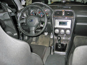 2005-2007 Subaru Impreza WRX / STI Real Carbon Fiber Dash Trim Kit