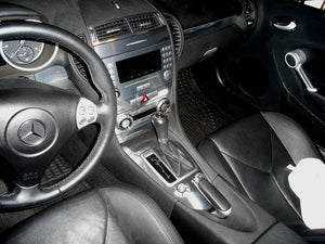 2005-2008 Mercedes Benz SLK Real Brushed Aluminum Dash Trim Kit