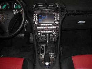 2005-2008 Mercedes Benz SLK Real Carbon Fiber Dash Trim Kit