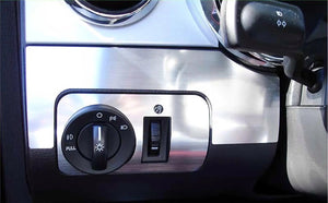 2005-2009 Ford Mustang Real Brushed Aluminum Dash Trim Kit