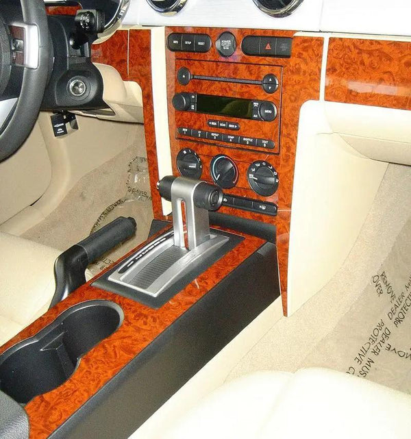 2005-2009 Ford Mustang Wood Grain Dash Trim Kit