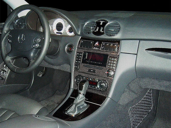 2005-2009 Mercedes Benz CLK Real Carbon Fiber Dash Trim Kit