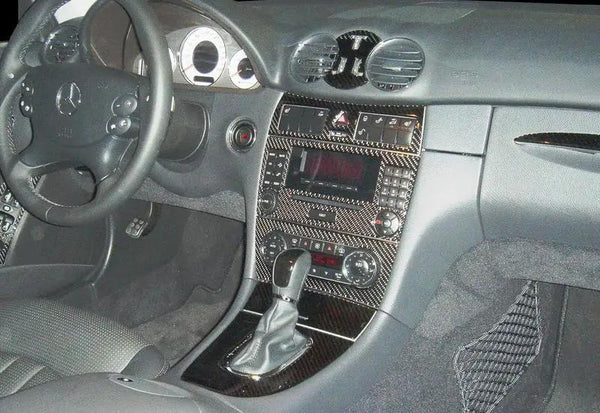 2005-2009 Mercedes Benz CLK Real Carbon Fiber Dash Trim Kit