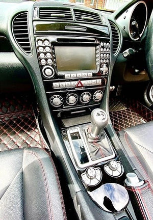 2005-2011 Mercedes Benz SLK Piano Black Dash Trim Kit