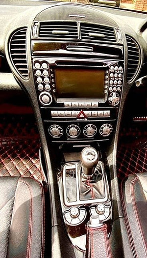 2005-2011 Mercedes Benz SLK Piano Black Dash Trim Kit