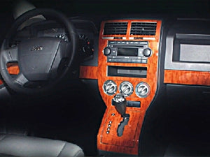 2007 Jeep Compass Wood Grain Dash Trim Kit
