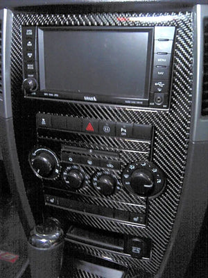 2008-2010 Jeep Grand Cherokee Real Carbon Fiber Dash Trim Kit