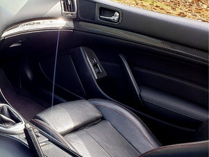 2008-2011 Infiniti G37 Coupe Real Carbon Fiber DOOR Trim Kit