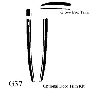 2008-2011 Infiniti G37 Coupe Real Carbon Fiber DOOR Trim Kit