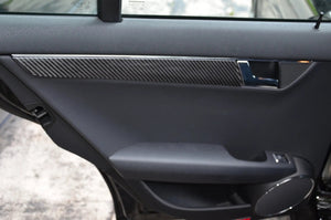 2008-2011 Mercedes Benz C-Class Sedan Complete Real Carbon Fiber Dash Trim Kit