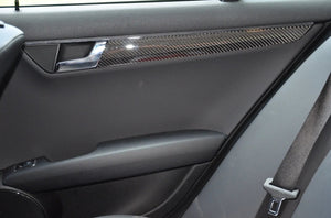2008-2011 Mercedes Benz C-Class Sedan Complete Real Carbon Fiber Dash Trim Kit