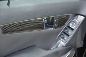 2008-2011 Mercedes Benz C-Class Sedan Complete Real Carbon Fiber Dash Trim Kit