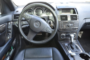 2008-2011 Mercedes Benz C-Class Sedan Complete Real Carbon Fiber Dash Trim Kit