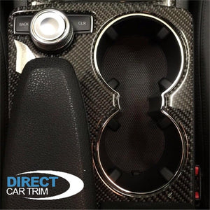 2008-2011 Mercedes Benz C-Class Sedan Real Carbon Fiber Cup-Holder Trim