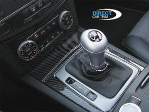 2008-2011 Mercedes Benz C Class Sedan Real Carbon Fiber Dash Trim Kit