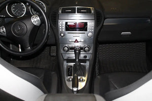 2009-2011 Mercedes Benz SLK Real Brushed Aluminum Dash Trim Kit