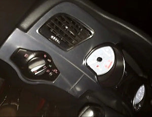 2009-2012 Audi A5 Real Brushed Aluminum Dash Trim Kit