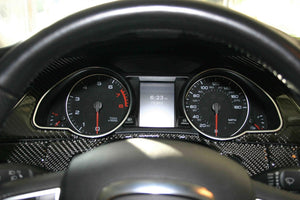 2009-2012 Audi A5 Real Carbon Fiber Dash Trim Kit
