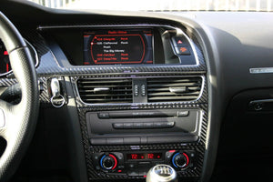 2009-2012 Audi A5 Real Carbon Fiber Dash Trim Kit