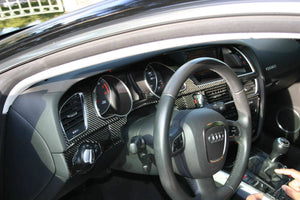 2009-2012 Audi A5 Real Carbon Fiber Dash Trim Kit