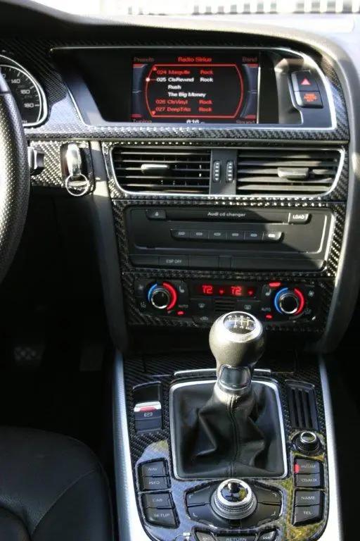 2009-2012 Audi A5 Real Carbon Fiber Dash Trim Kit